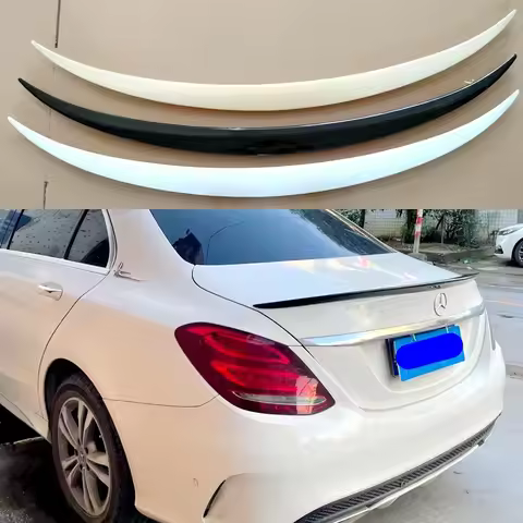 For Mercedes Benz W205 Spoiler 2014-2020 C180/C200/C230 C-class spoiler High Quality Car Rear Wing C