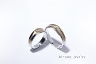 Cincin kawin emas putih 44 / cincin couple / wedding ring