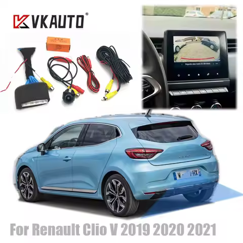 VKAUTO Rear View Camera For Renault Clio V Clio5 EasyLink 7/9.3 With Navigation 2019~2023 Reversing 