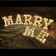 「MARRY ME」LED字母燈  「求婚佈置必備！！」
