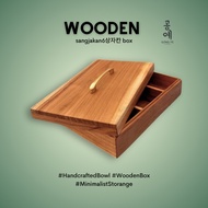 SangjaKan6 Multipurpose 6-Section Box Wooden Box Mooncake Teak Versatile Box