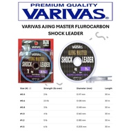 VARIVAS AJING MASTER 100% FLUOROCARBON UL FISHING LEADER 30MTRS PERAMBUT PANCING FLUOROKARBON