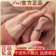 【热卖】PT950铂金戒指莫桑石钻戒情侣对戒求婚白金戒指520礼物婚礼对戒PT950 Platinum Ring Moissanite Diamond Ring Love20241102