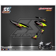 NEW VARIO 160 DS 16 MOTORCYCLE STRIPING STICKER