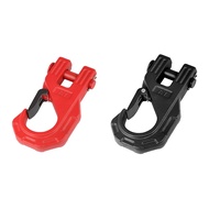 3/8 Inch Winch Hook Heavy Duty ATV Winch Hook Winch Tow U-Clamp Sliding Hook for Synthetic Rope Winc