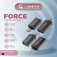 Inbox OTG Converter Android OTG Type C / Micro Plug Data Transfer Adapter