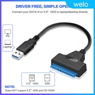 Usb Sata Cable USB 3.0/2.0 To SATA Hard Disk Drive Adapter Converter Cable 6Gbps For 2.5 Inch HDD/SS