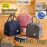 Insulated Student Office Kanak Lunch Portable Cooler Kitchen Food Storage Bag Beg Bekal Makanan