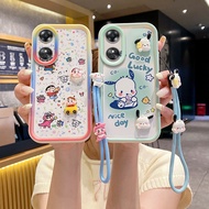 Casing For Oppo A17 / A17K / CPH2471 / CPH2477 4G TPU Casing XX2TYGZ1 Stereo patung cantik telefon b