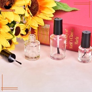 AYellowgod 1Pcs 5/10/15ml Empty Glass Nail Polish Bottle With Brush Nail Oil Glass Bottle SG