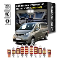 For Nissan NV200 NV250 NV300 NV350 2010-2016 2017 2018 2019-2022 Car Led Bulbs Canbus LED Interior D