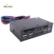5.25 Inch Usb 3.0 Front Panel Pc Usb 3.0/2.0 Hub E-  Audio Multi Card Reader for Computer Case Optic