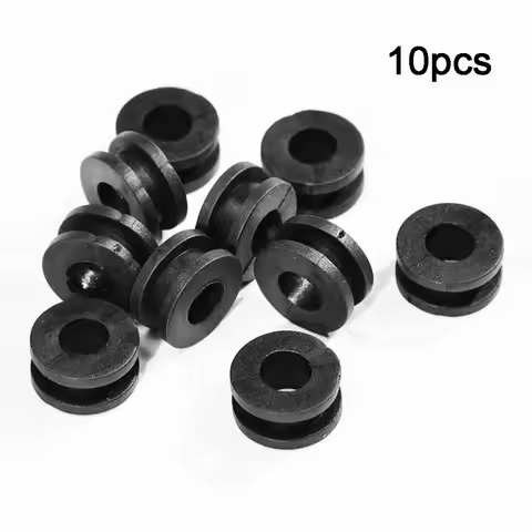 10Pcs M6 Motorcycle Side Cover Rubber Grommets Gasket Fairings For Rubber Motorcycle Grommet 18.5x9m