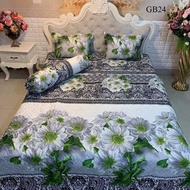Bộ Ga Vỏ Gối 4 Món 3D (1 Drap + 2 Vỏ Gối Nằm + 1 Vỏ Gối Ôm)