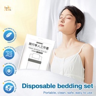 Disposable Hotel Travel Single Double Bed Bedsheet Case Cover No Bed Bug 一次性加厚单人双人床套床单酒店旅游