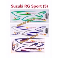 Suzuki RG Sport (5) Body Stripe Body Sticker Blue/Purple/Silver