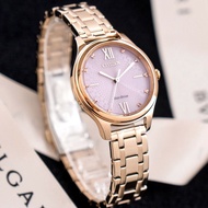 Citizen Eco-Drive EM0503-75X Rose Gold Bracelet Pink Analog Solar Ladies Watch