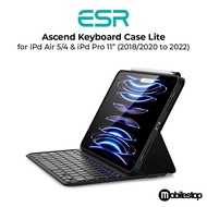 ESR Ascend Keyboard Case Lite for iPd Air 5/4 & iPd Pro 11" (2018/2020 to 2022) - Black