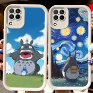 H63 Totoro White Casing for Samsung A12 J7 A22 F04 A04E J2 Prime A04 A06 M04 A05 Pro 5G A07