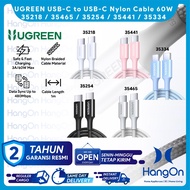 IPHONE UGREEN 35218 / 35465 / 35254 / 35441 / 35334 USB-C to USB-C Nylon Braided Cable 60W Fast Char