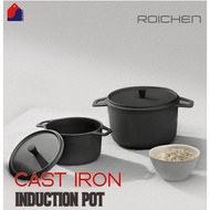 [ROICHEN] Cast Iron IH Induction KOREAN DDUKBAEGI Gamasot Pots