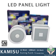 Kamisu Led Panel Light Outbow Aluminum Body Three Colors 12 Watt Lamp 18 Watt/ 24 Watt/