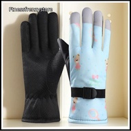 [FF] Winter Ski Warm Gloves For Women Thien Waterproof Non-slip Outdoor Sport Full Fingers Gloves Cy