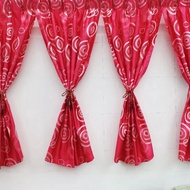 P18 Ready Made CurtainSiap Jahit Langsir,Langsir NAKO Moden, Tingkap Sekolah, Rumah Kampung Curtain 