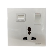 CROWN SWITCH SOCKET OUTLET CE SERIES SIRIM APPROVED SWITCH SOCKET SWITCHES OUTLET 20A 2 WAY DOUBLE P