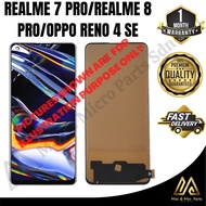 REALME 7 PRO / REALME 8 PRO / OPPO RENO 4 SE LCD ORIGINAL Quality Touch Screen Digitizer Replacement