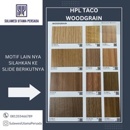 terbaru HPL TACO HPL MOTIF KAYU TACO HPL