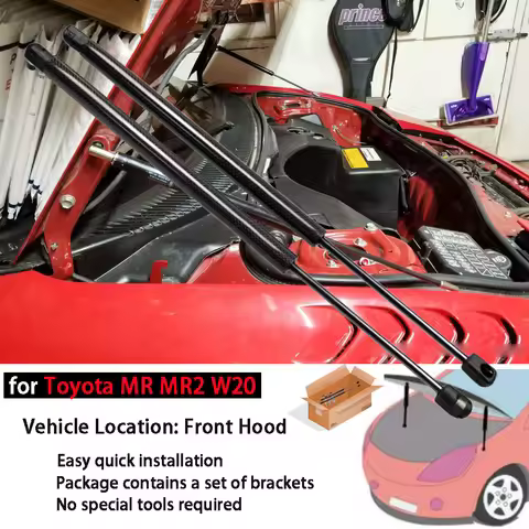 for Toyota MR MR2 W20 1989-1999 Modify Gas Struts Front Hood Bonnet Lift Support Shock Damper Gift A