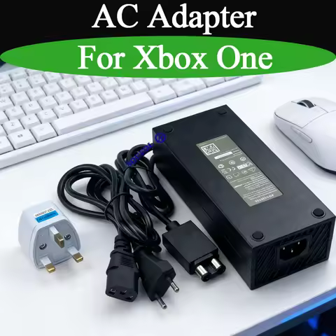 New US/UK/EU Plug Power Supply AC Adapter with Charger Cable For XBOX ONE 12V 110V-220V AC Replaceme
