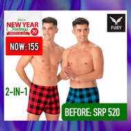 Men's 2-in-1 Boxer Shorts