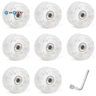 Quad Roller Skate Wheels Skateboard Wheels PU Skateboard Wheels White