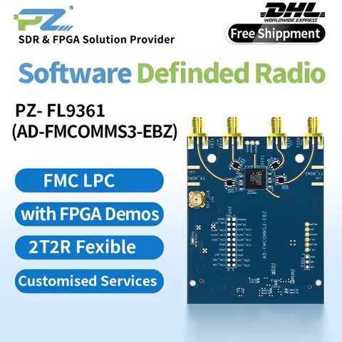 Puzhi SDR Software Defined Radio AD9361 AD9363 Zynq FPGA Development Board AD-FMCOMMS3 Pluto OpenWif