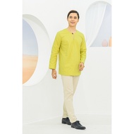 Kurta Cotton Dandelion Hijau Pucuk Pisang