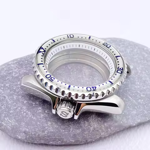 Mod SKX007 Watch Case NH35 Case 28.5mm Dial Fit for NH34 NH35 NH36 7S26 Movement Crown at 3.0 SKX Me