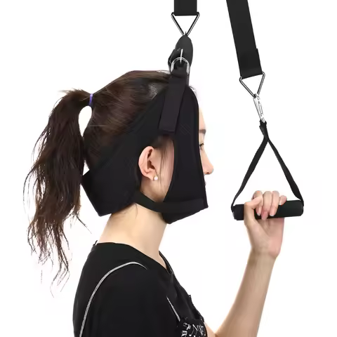 Hanging Cervical Neck Tractor Adjustable Cervical Spine Traction Belt Hammock Neck Stretcher Chiropr