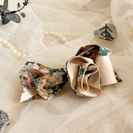 立體玫瑰 /油畫立體香蕉夾 相交夾 鯊魚夾馬尾夾髮叉髮梳髮圈髮夾