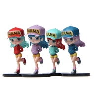 4Pcs / Set Miniatur Boneka Anime Perempuan 4 Warna Untuk Dekorasi