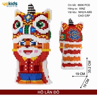 Đồ chơi lắp ráp Hổ Đội Lân Hãng Xinz mô hình Mảnh Gai Pikachu Tiger 27.5 - 35.2cm Sáng Tạo - Shop YO