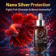 PA Sil-Life Betta 30ml Fish Ikan Laga shrimp aquarium colloidal nano silver bacteria luka dropsy vel