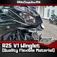 Yamaha R25 V1 Winglet (Quality Flexible Material)