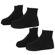 HITAM Waterproof Rubber Shoe cover/Black Waterproof Rubber Shoe cover
