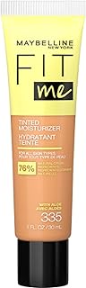 Maybelline New York Fit Me Tinted Moisturizer, Fresh Feel, Natural Coverage, 12H Hydration, Evens Sk