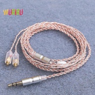 [Eighth] HiFi Earphone Upgrade Cable MMCX 3.5mm 1.2m Silver Plated Core Cable For Sennheiser IE200/I