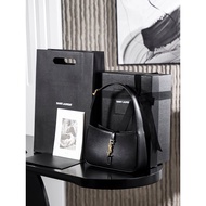 [Daigou Grade] SAINT LAURENT SAINT LAURENT YSL LE5A7 Gold Label Logo Cow Leather Underarm Bag Wander