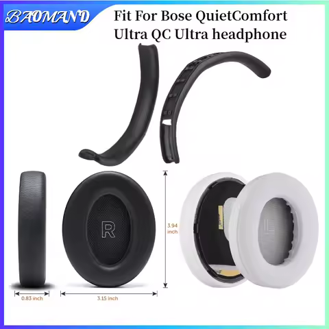 For Bose QuietComfort Ultra QC Ultra Headphone Accessories Headset Memory sponge Ear Cushion Replace