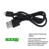 (black) Usb micro charger cable oppo A8 (PDBM00)